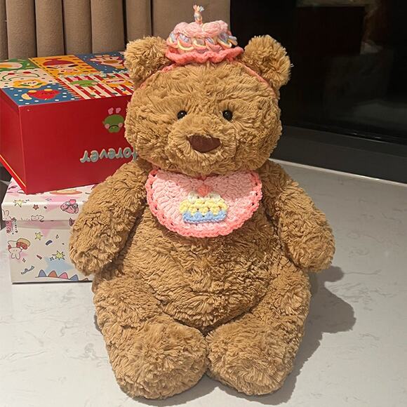 Medium/Large Bartholomew bear crochet clothes outfits - MXM-02 - Picture 1 of 1